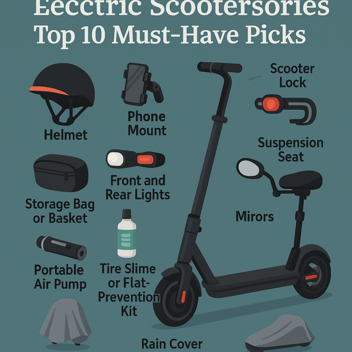 Electric Scooter Accessories: Top 10 Must-Have Picks