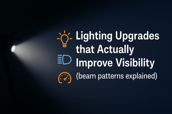 Lighting Upgrades that Actually Improve Visibility (beam patterns explained)