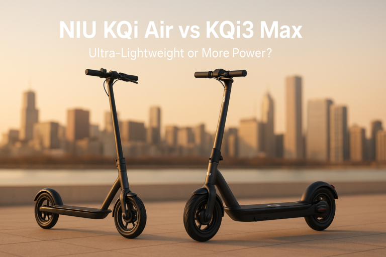 NIU KQi Air vs KQi3 Max