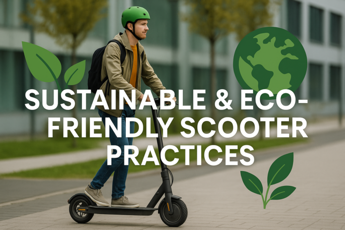 Sustainable & Eco-Friendly Scooter Practices