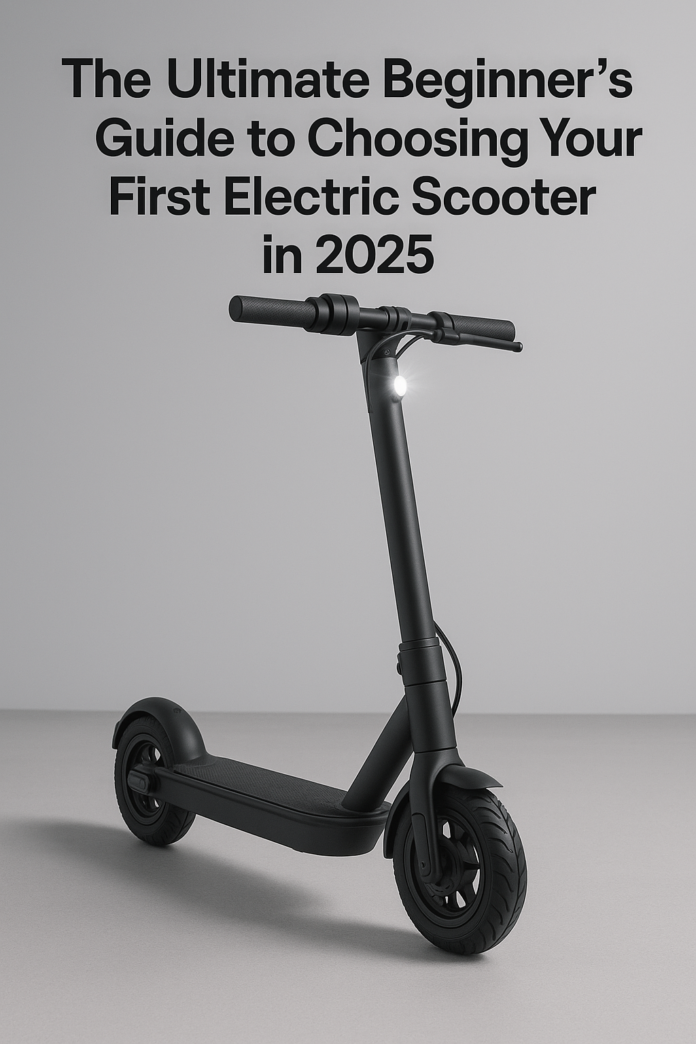 The Ultimate Beginner’s Guide to Choosing Your First Electric Scooter in 2025