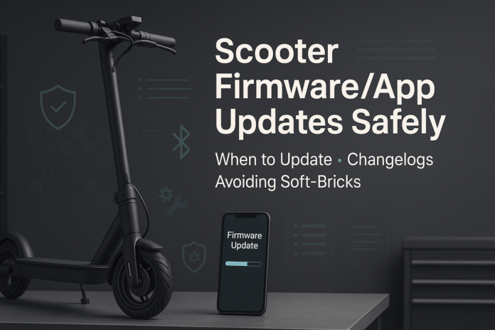 Scooter FirmwareApp Updates Safely