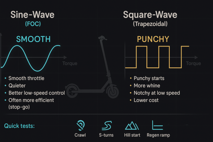 Sine-Wave vs Square-Wave Controllers