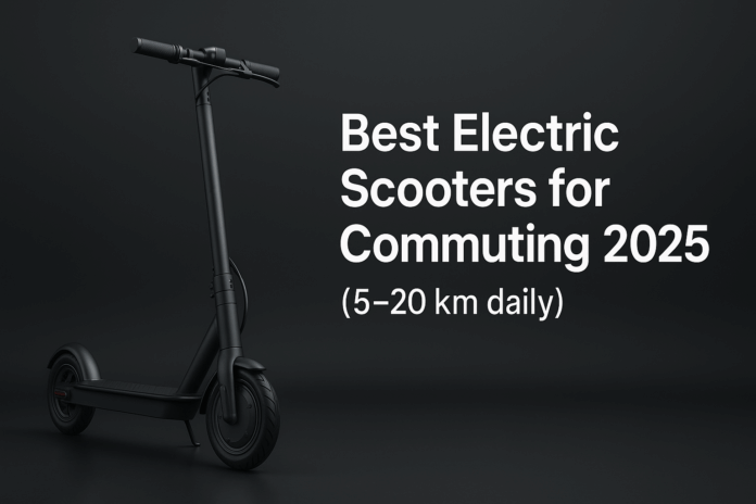 Best Electric Scooters for Commuting 2025 (5–20 km Daily)