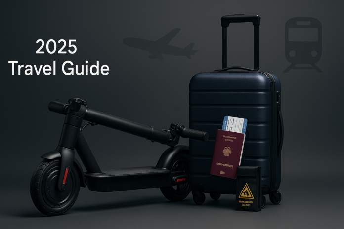 Flying & Trains with E-Scooters in 2025