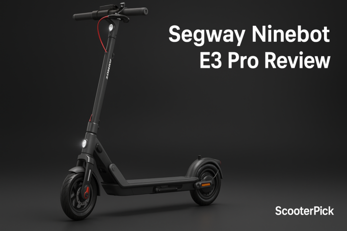 Segway Ninebot E3 Pro Review