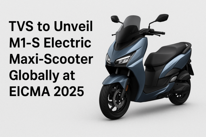TVS M1-S electric scooter