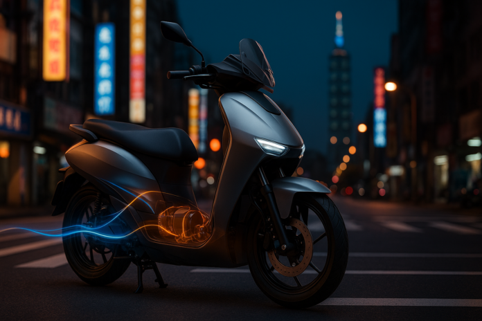 Taiwan hybrid scooters SYM PE3