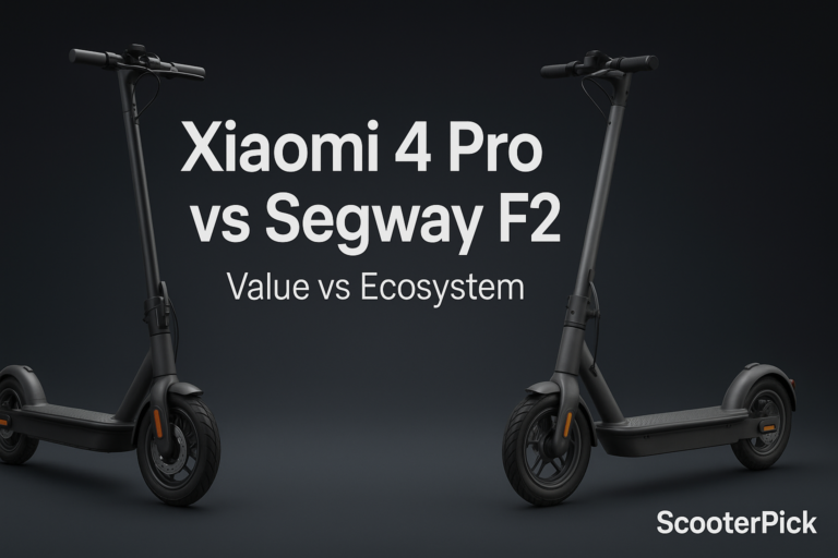 Xiaomi 4 Pro vs Segway F2