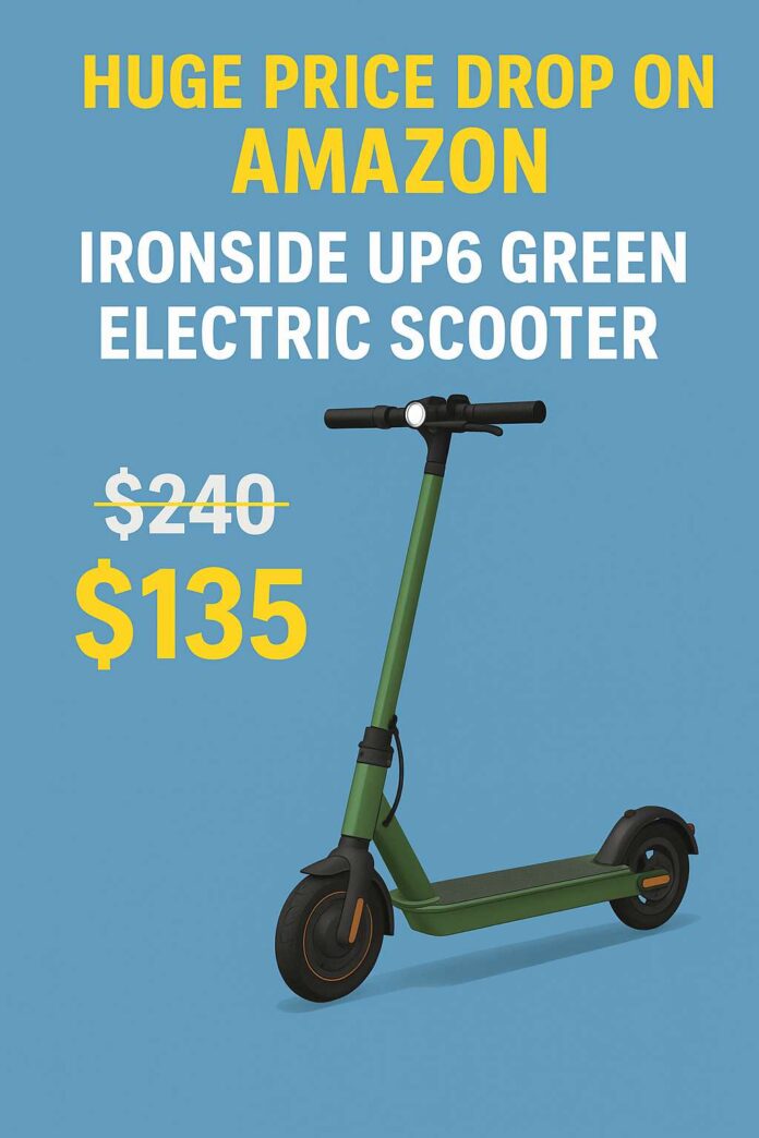 Ironside UP6 Green electric scooter