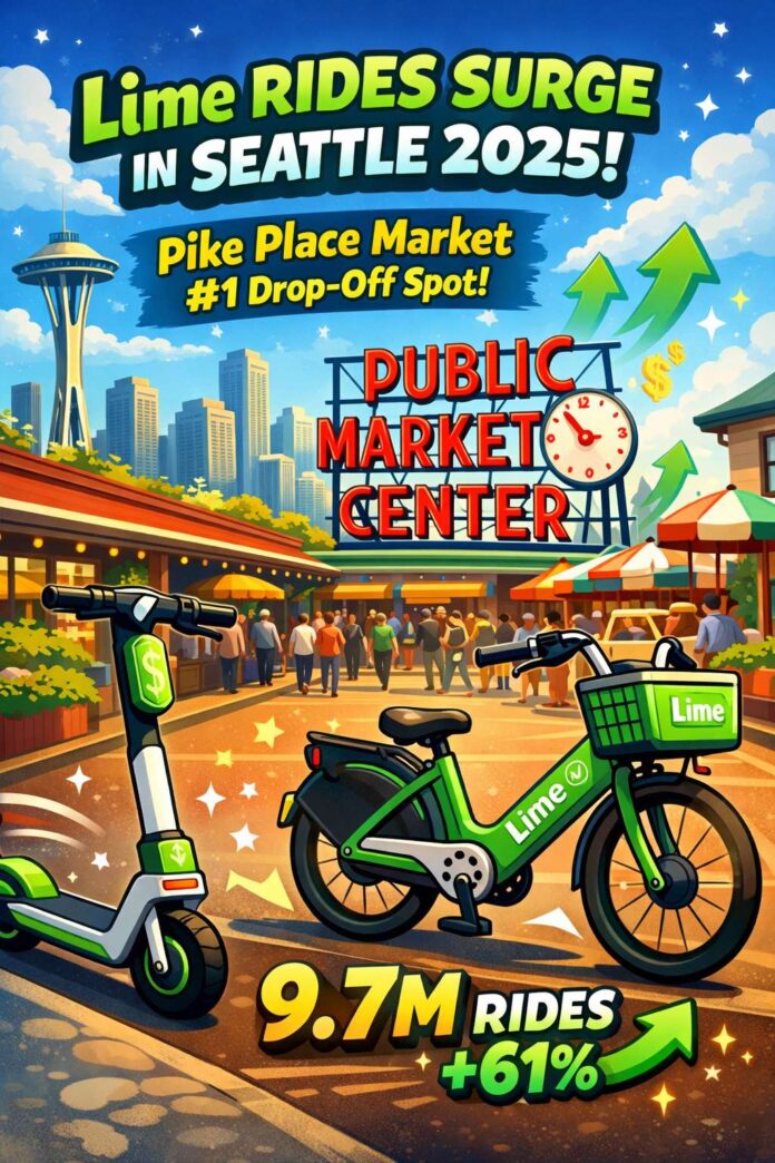 Lime rides in Seattle 2025