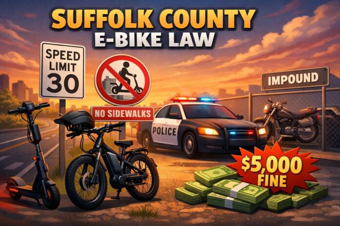 Suffolk County e-bike law