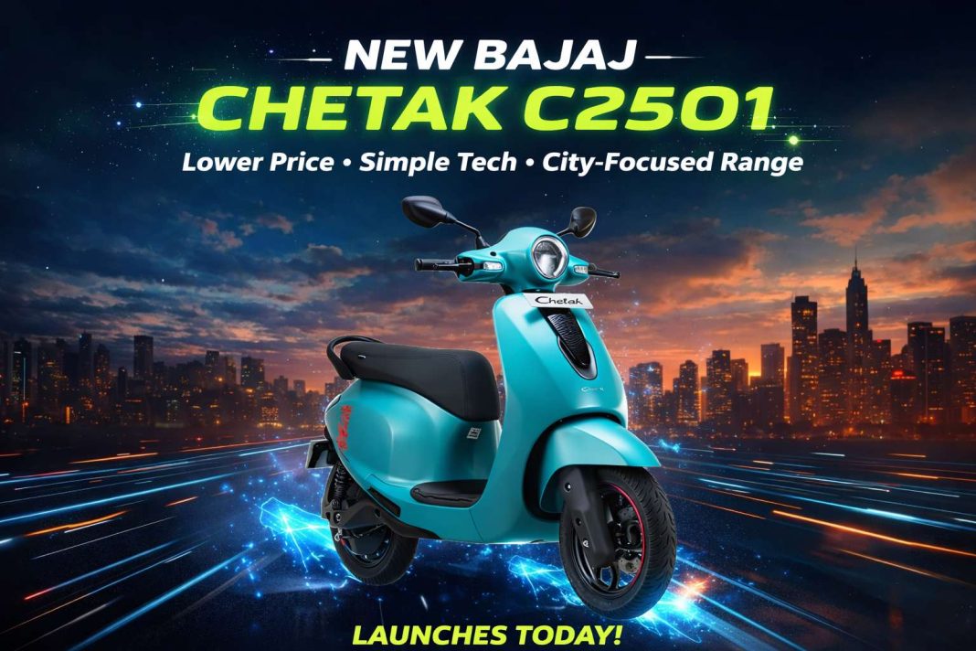 Bajaj Chetak C2501 electric scooter launch