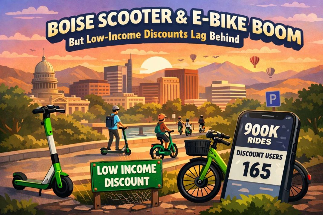 Boise e-scooter and e-bike ridership