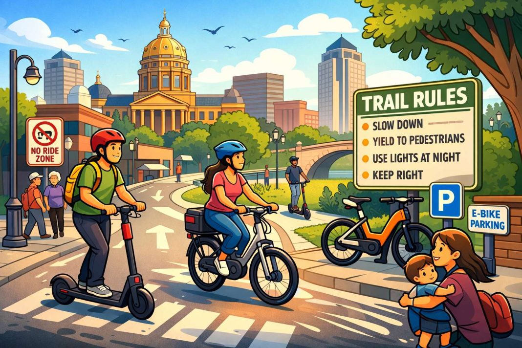 Iowa e-bike and e-scooter rules