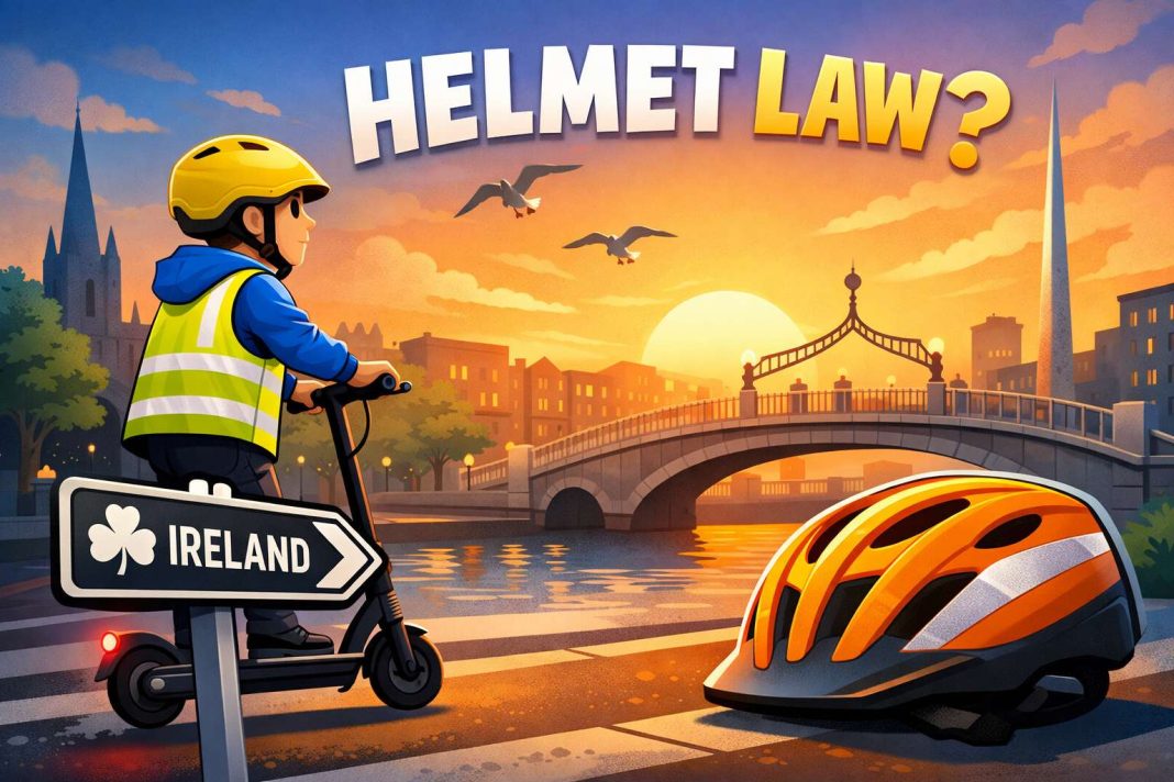 Ireland e-scooter helmet law