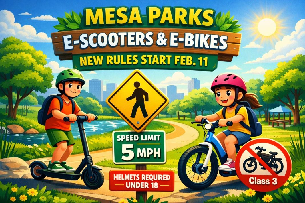 Mesa electric scooter park rules