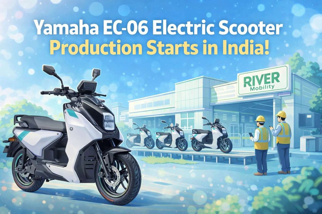 Yamaha EC-06 electric scooter production