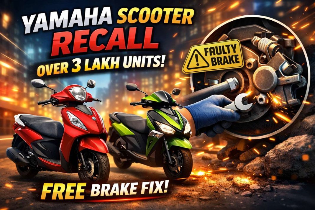 Yamaha scooter recall India