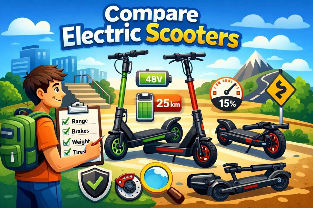 compare electric scooters