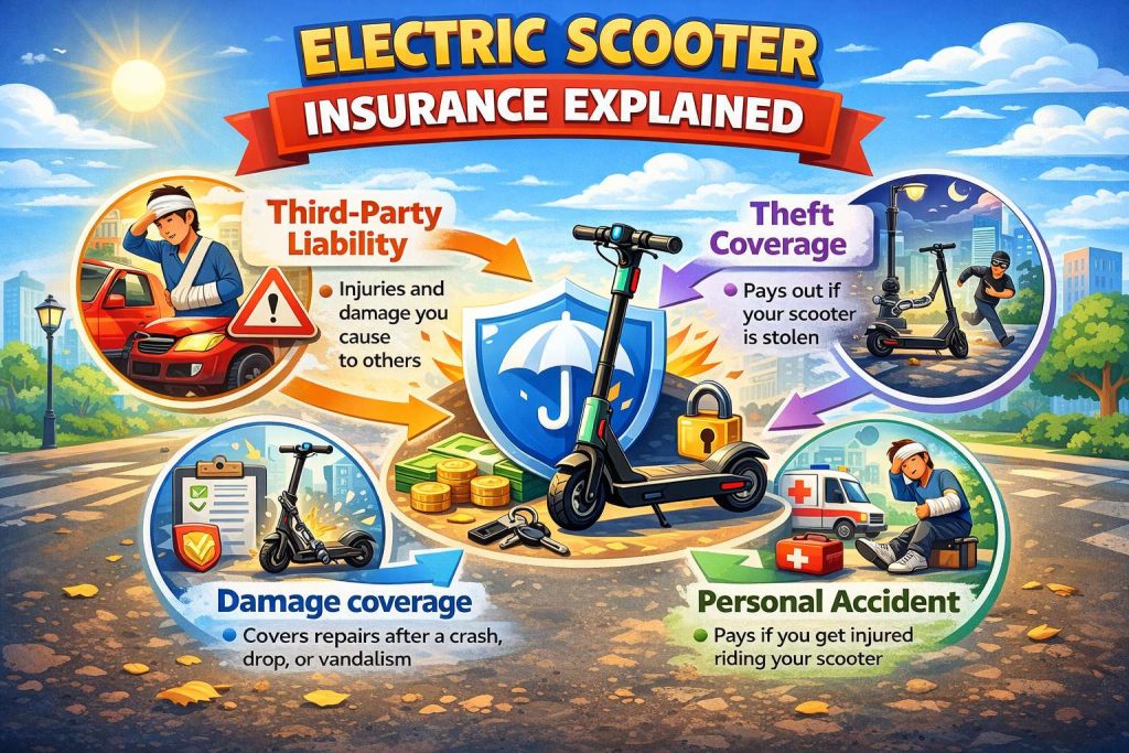 electric scooter insurance guide diagram