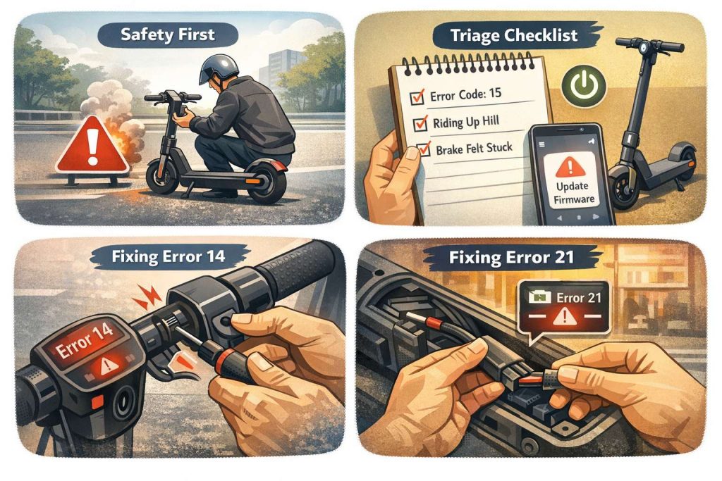Fixing error 21 battery communication error