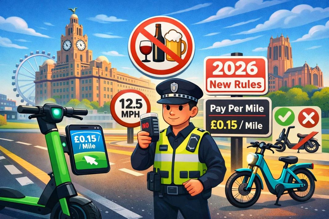 Liverpool e-scooter road pricing and drink-riding rules