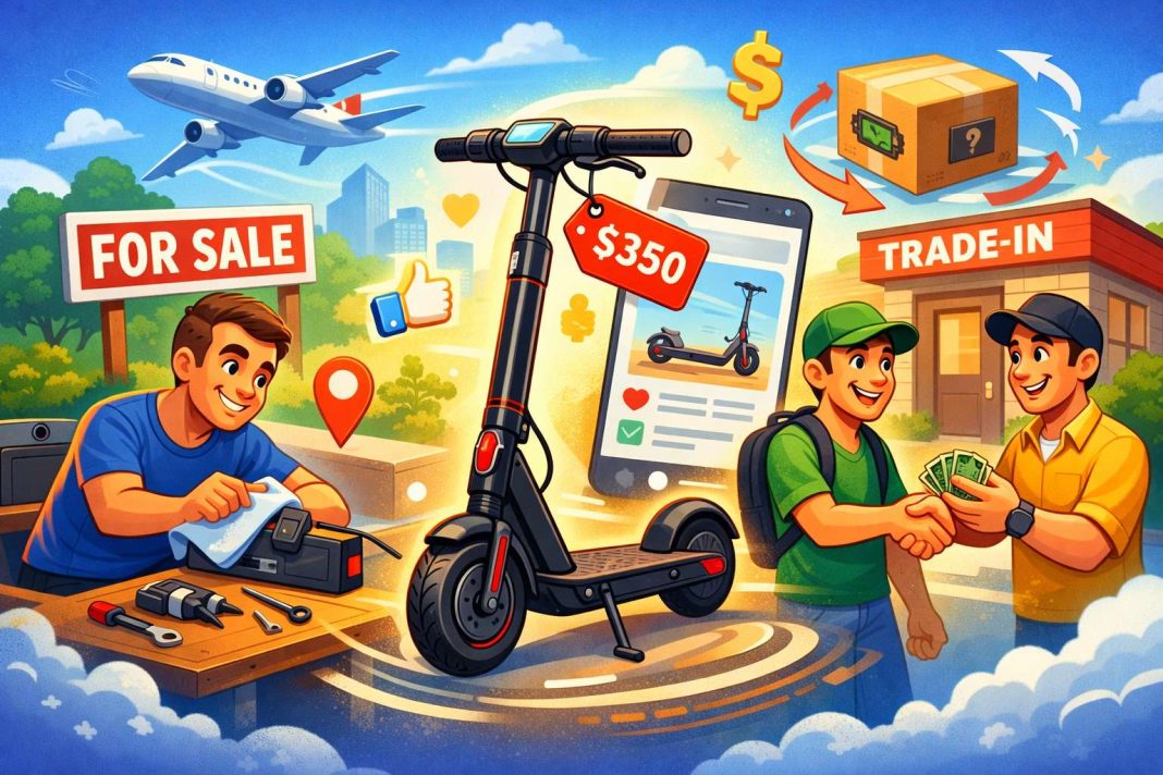 Sell or trade in your electric scooter