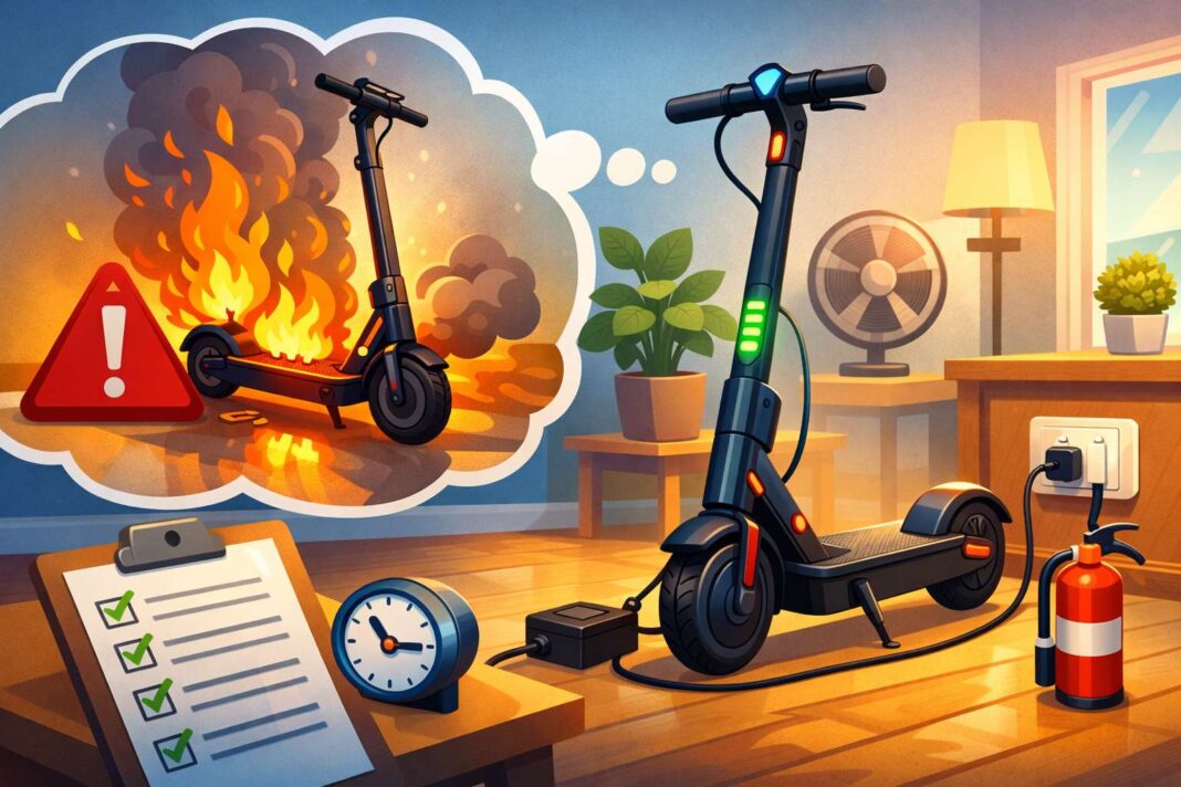 electric scooter charging safety
