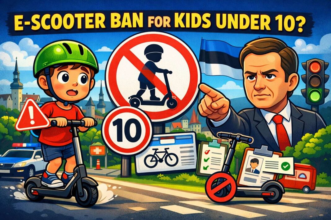 Estonia under 10 e-scooter ban
