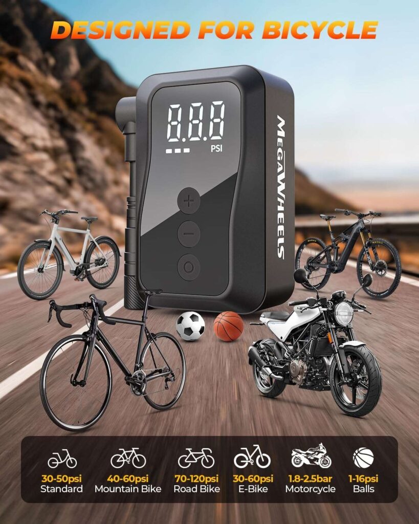 MEGAWHEELS Mini Bike Pump