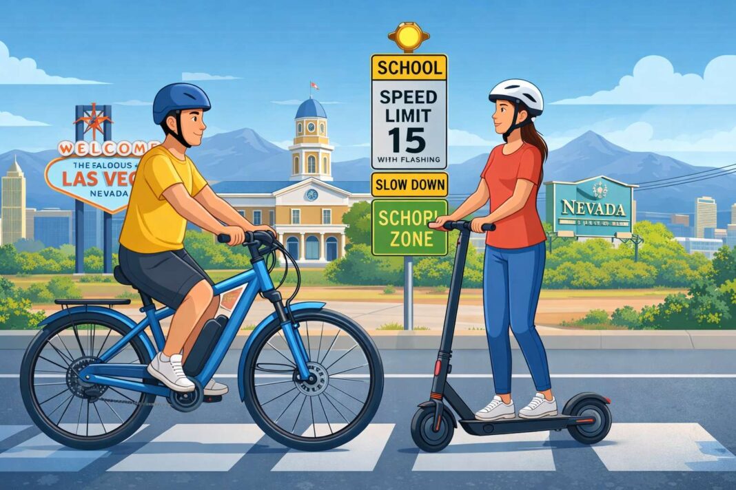 Nevada e-bike and e-scooter laws