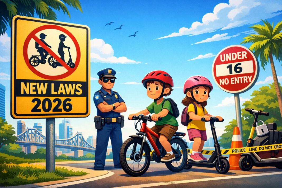 Queensland e-bike and e-scooter laws 2026