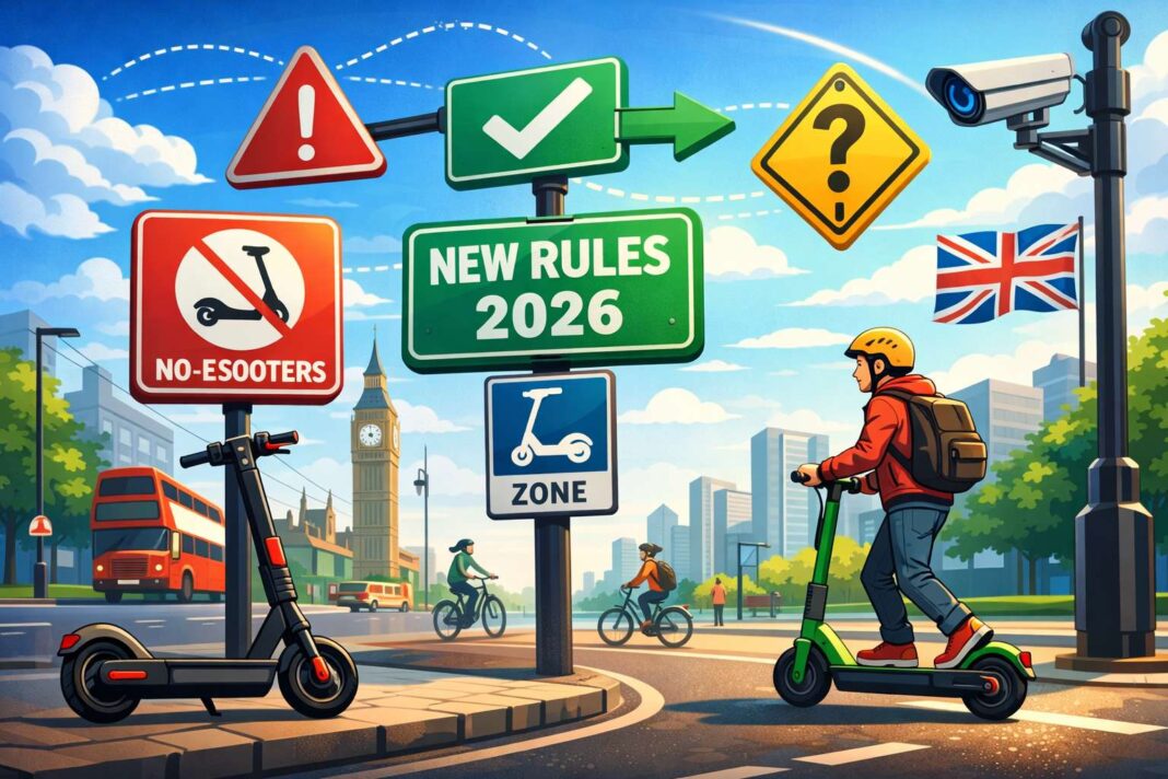 UK electric scooter law 2026
