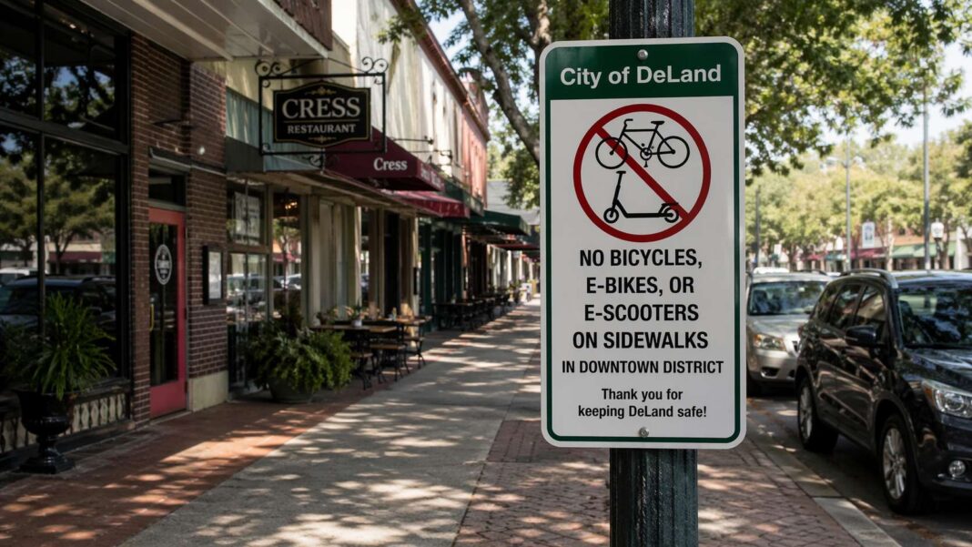 DeLand e-bike and e-scooter ban