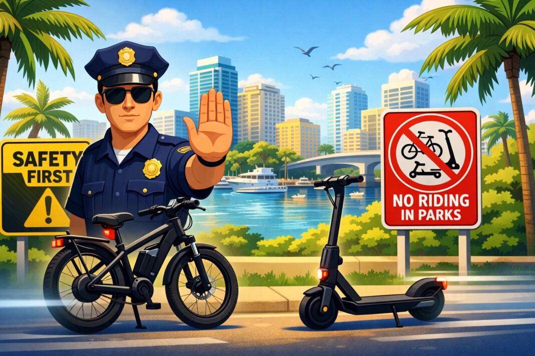 Fort Lauderdale e-bike and scooter rules