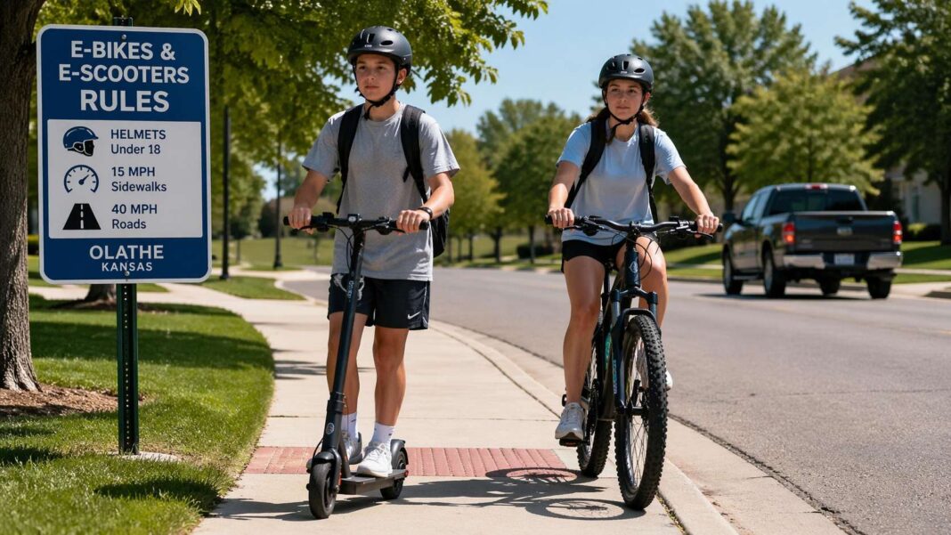 Olathe e-bike and e-scooter rules