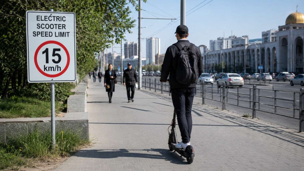 Bishkek electric scooter speed limit