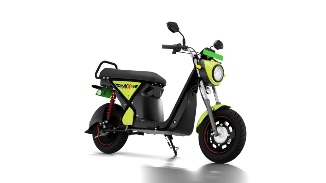 Emobi AKX e-scooter Musashi e-Axle technology