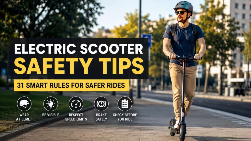 electric scooter safety tips